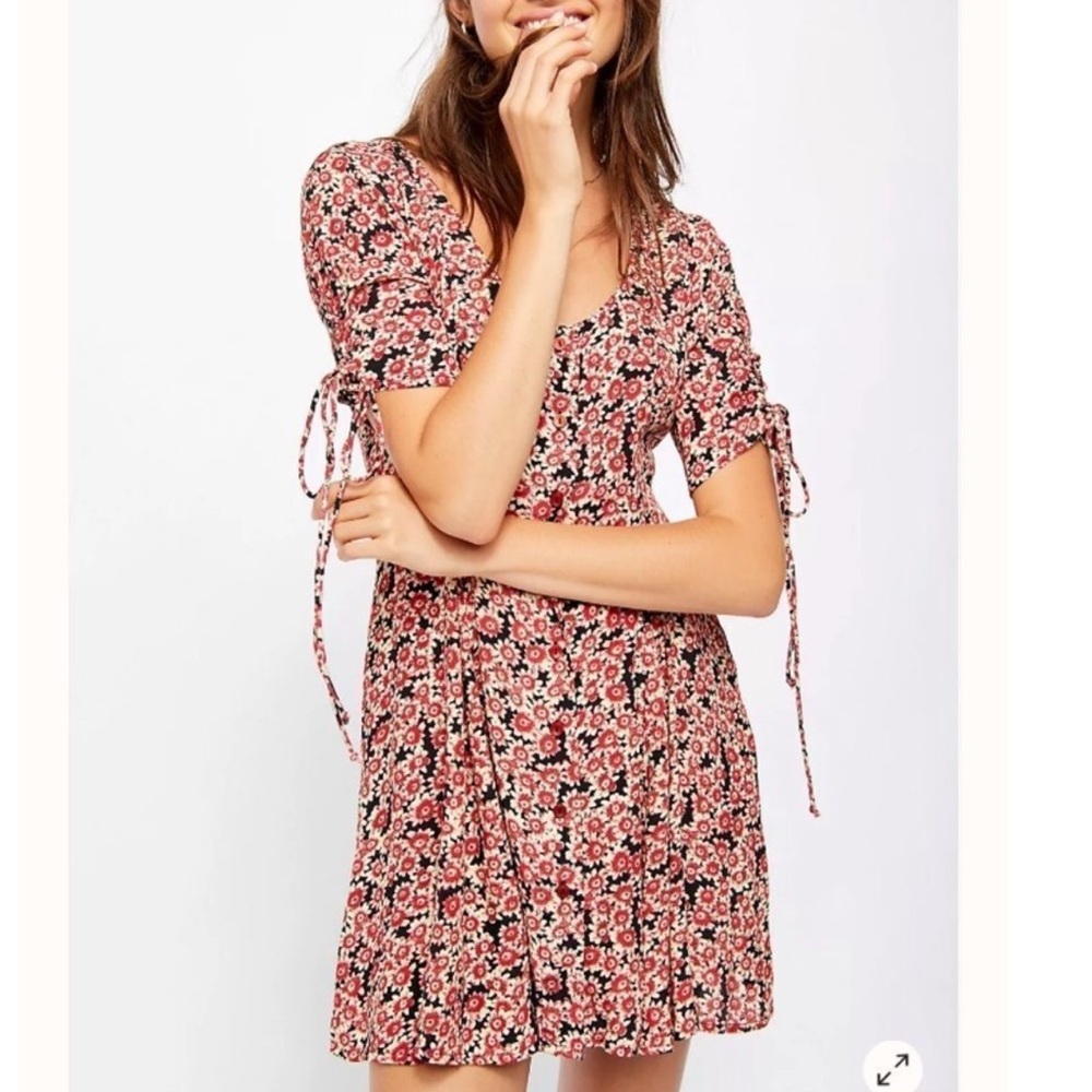 Free People Laced Up mini dress